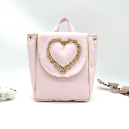 Mini sac à dos coeur format...